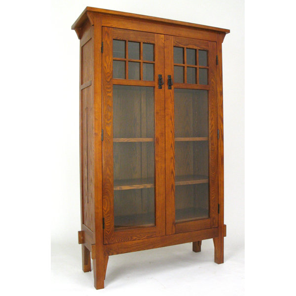 Tall Glass Door Cabinet | Wayfair
